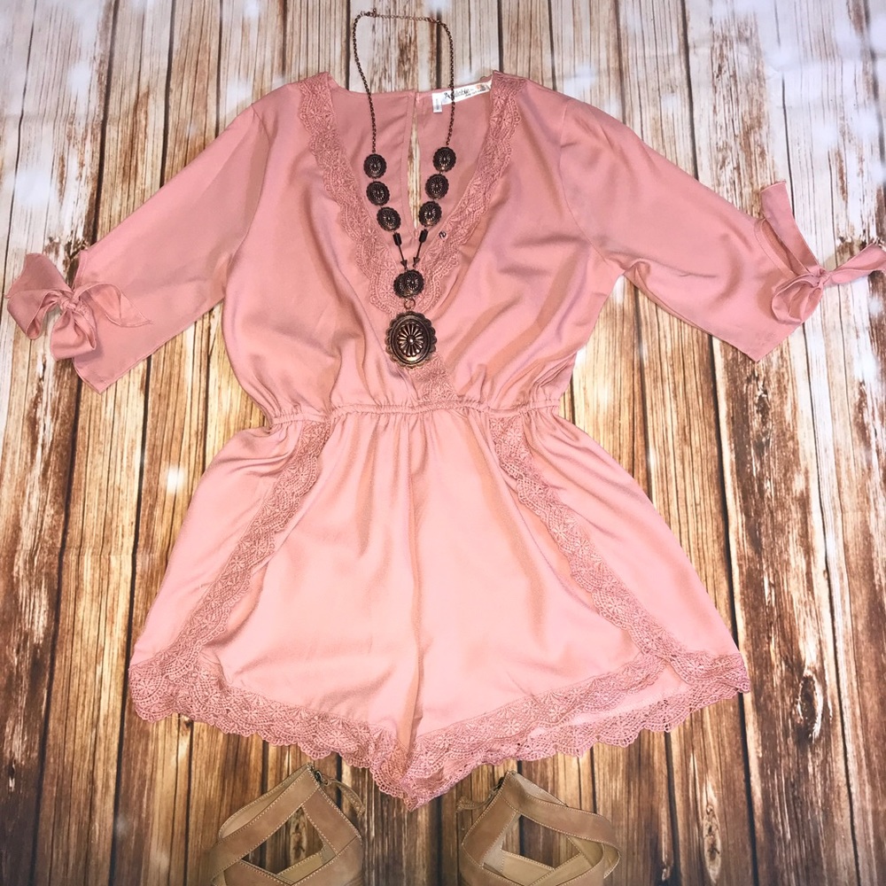 Beautiful Rose Romper!